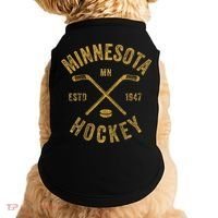 Minnesota Mn Ice Hockey Sticks Doggie Tank thumb 0