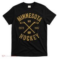 Minnesota Mn Ice Hockey Sticks T-Shirt thumb 0