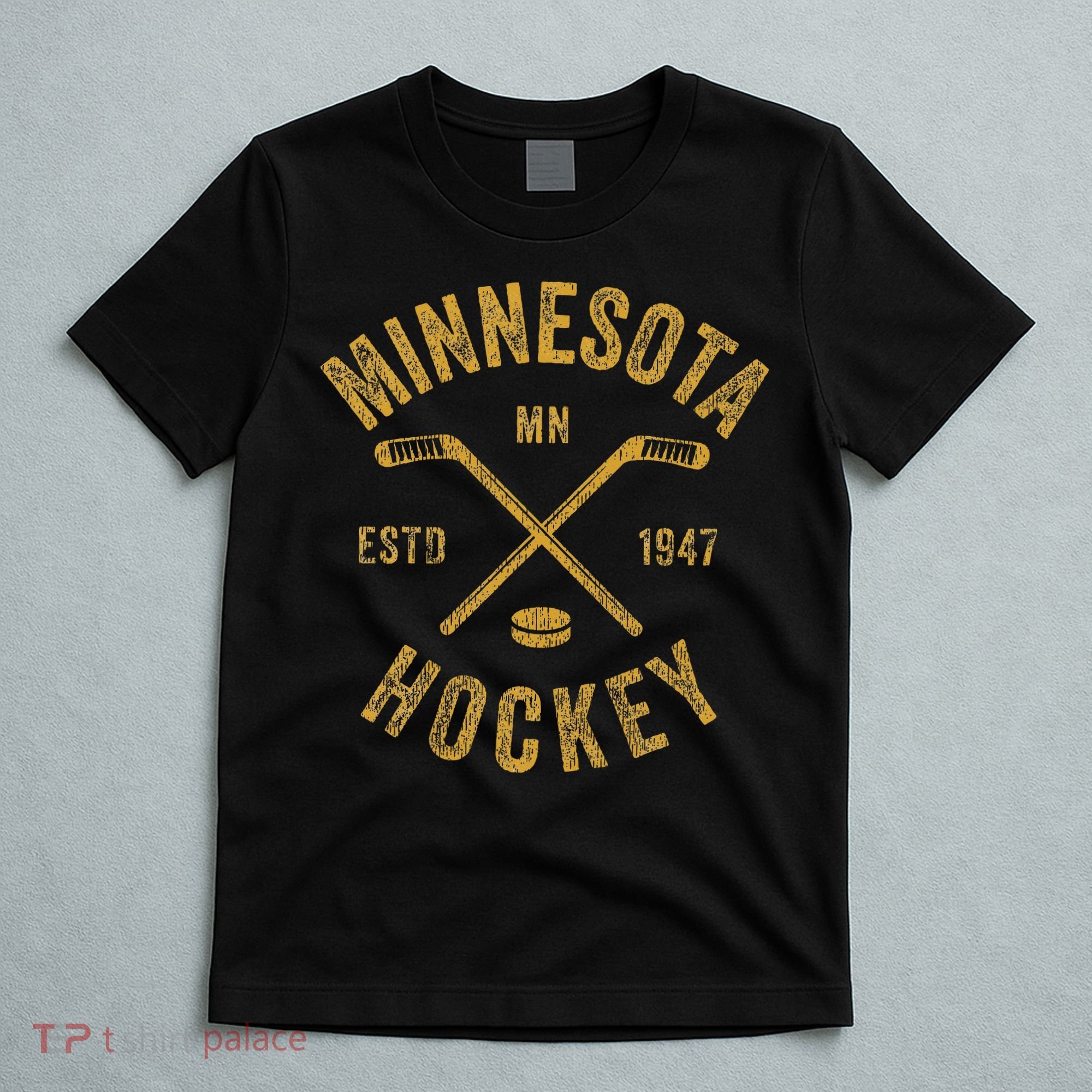 Minnesota Mn Ice Hockey Sticks T-Shirt