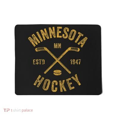 Minnesota Mn Ice Hockey Sticks Mousepad
