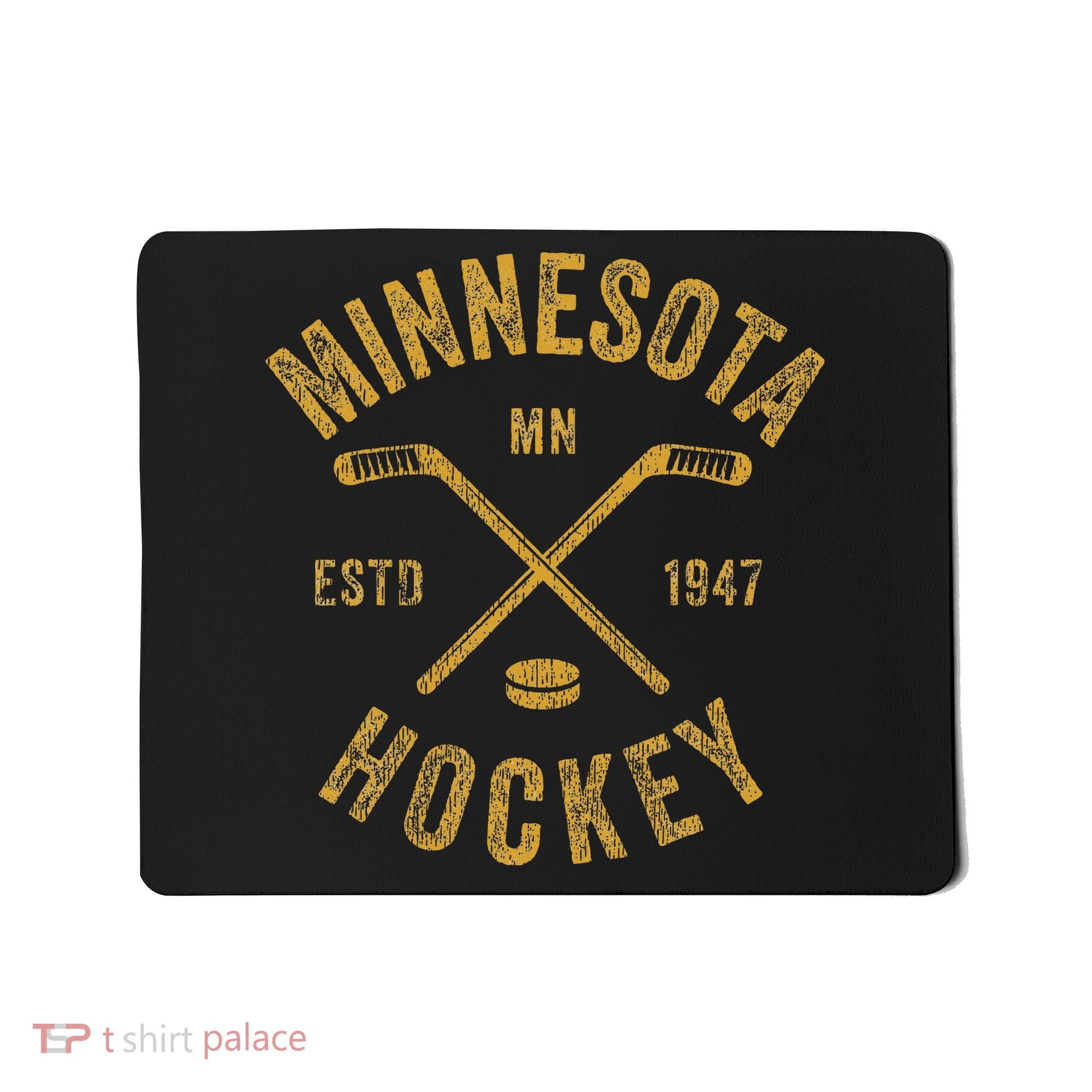 Minnesota Mn Ice Hockey Sticks Mousepad