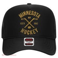 Minnesota Mn Ice Hockey Sticks Hat thumb 0