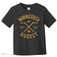 Minnesota Mn Ice Hockey Sticks Toddler T-Shirt thumb 0