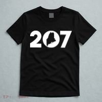Maine Map Inside The 207 Area Code Maine Me Pride T-Shirt thumb 5