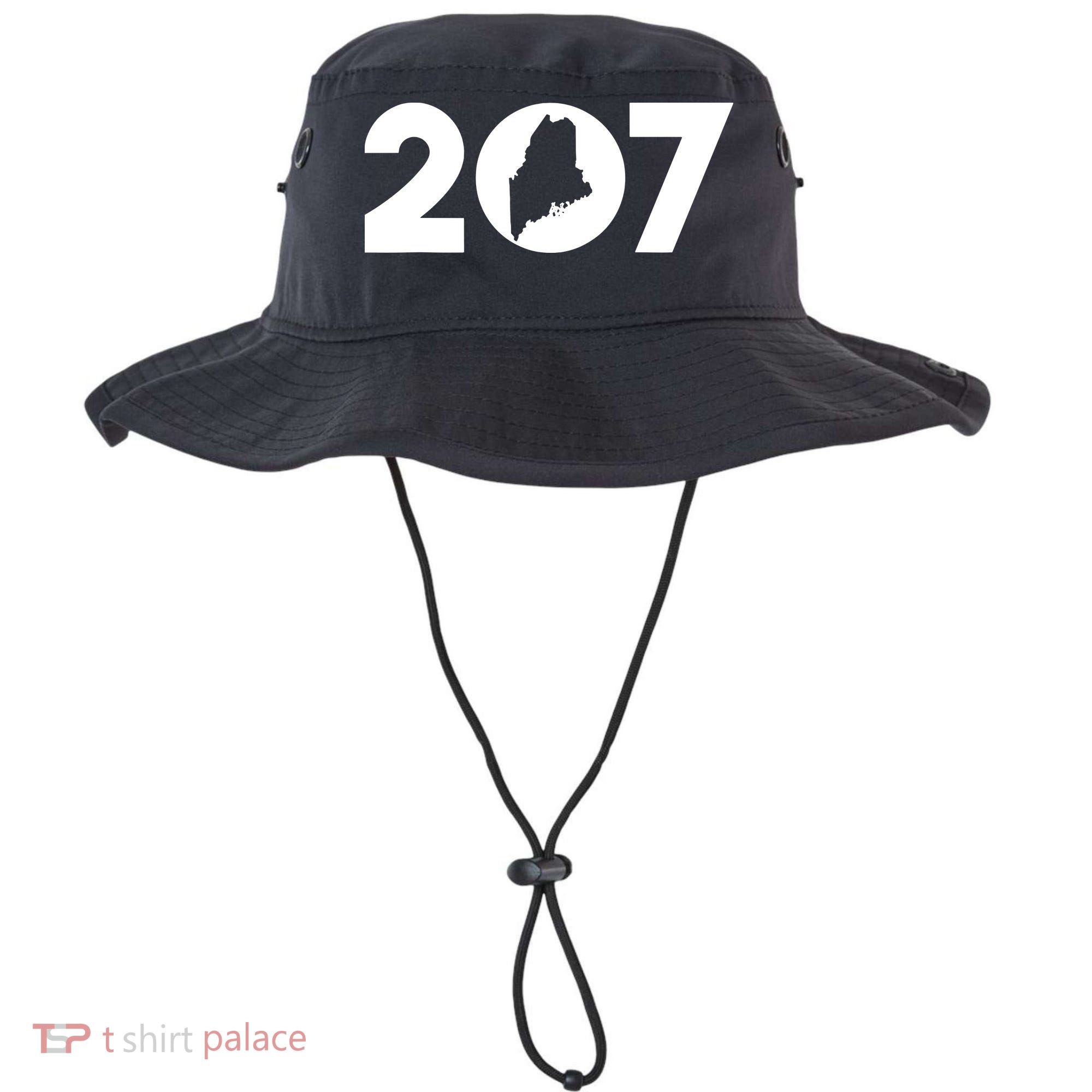 Maine Map Inside The 207 Area Code Maine Me Pride Bucket Hat