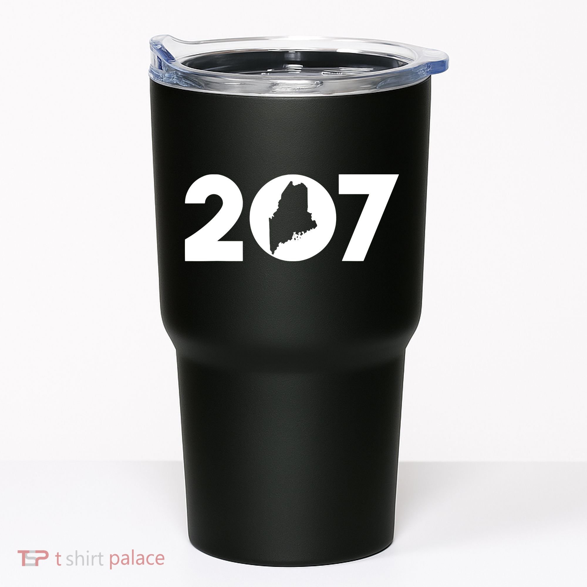Maine Map Inside The 207 Area Code Maine Me Pride Tumbler