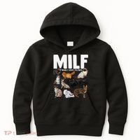 MILF Man I Love Felines Funny Cats Kids Hoodie thumb 0