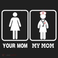 My Mom Is A Nurse Your Mom Is Not Nursing Children Beanie thumb 2
