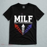 MILF Man I Love Fireworks Funny American 4th Of July T-Shirt thumb 5