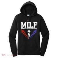 MILF Man I Love Fireworks Funny American 4th Of July Women's Hoodie thumb 0