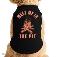 Meet Me In The Pit Campfire Doggie Tank thumb 0
