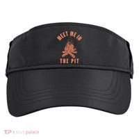 Meet Me In The Pit Campfire Adult Drive Performance Visor thumb 0