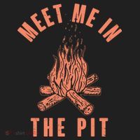 Meet Me In The Pit Campfire Adult Drive Performance Visor thumb 2