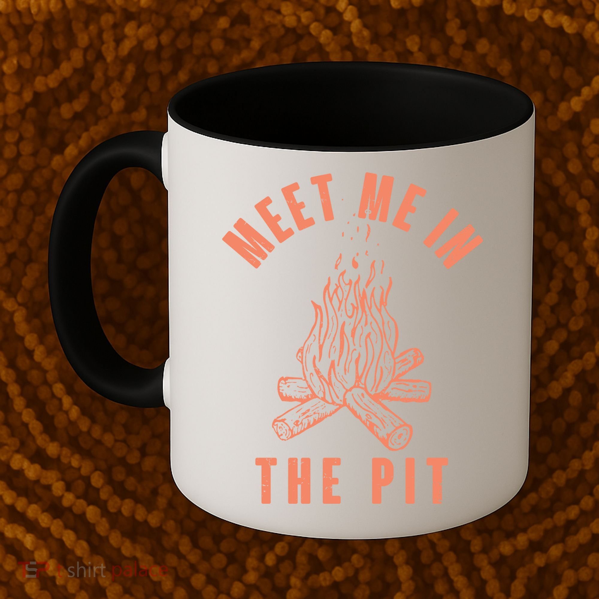 Meet Me In The Pit Campfire Coffee Mug