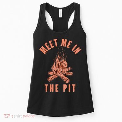 Meet Me In The Pit Campfire Women's Tank Top
