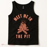 Meet Me In The Pit Campfire Tank Top thumb 2