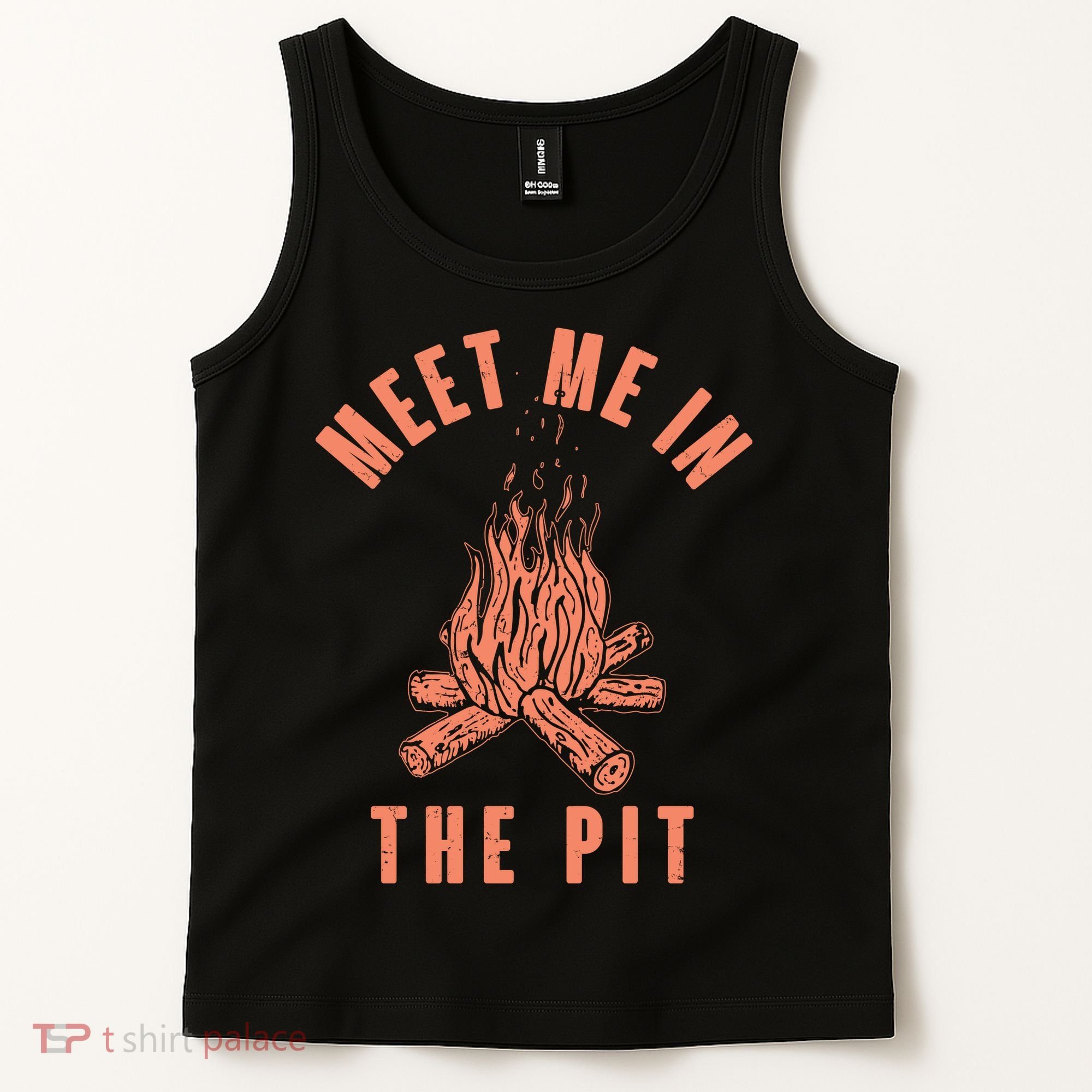 Meet Me In The Pit Campfire Tank Top