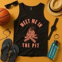 Meet Me In The Pit Campfire Tank Top thumb 4