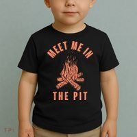 Meet Me In The Pit Campfire Toddler T-Shirt thumb 2
