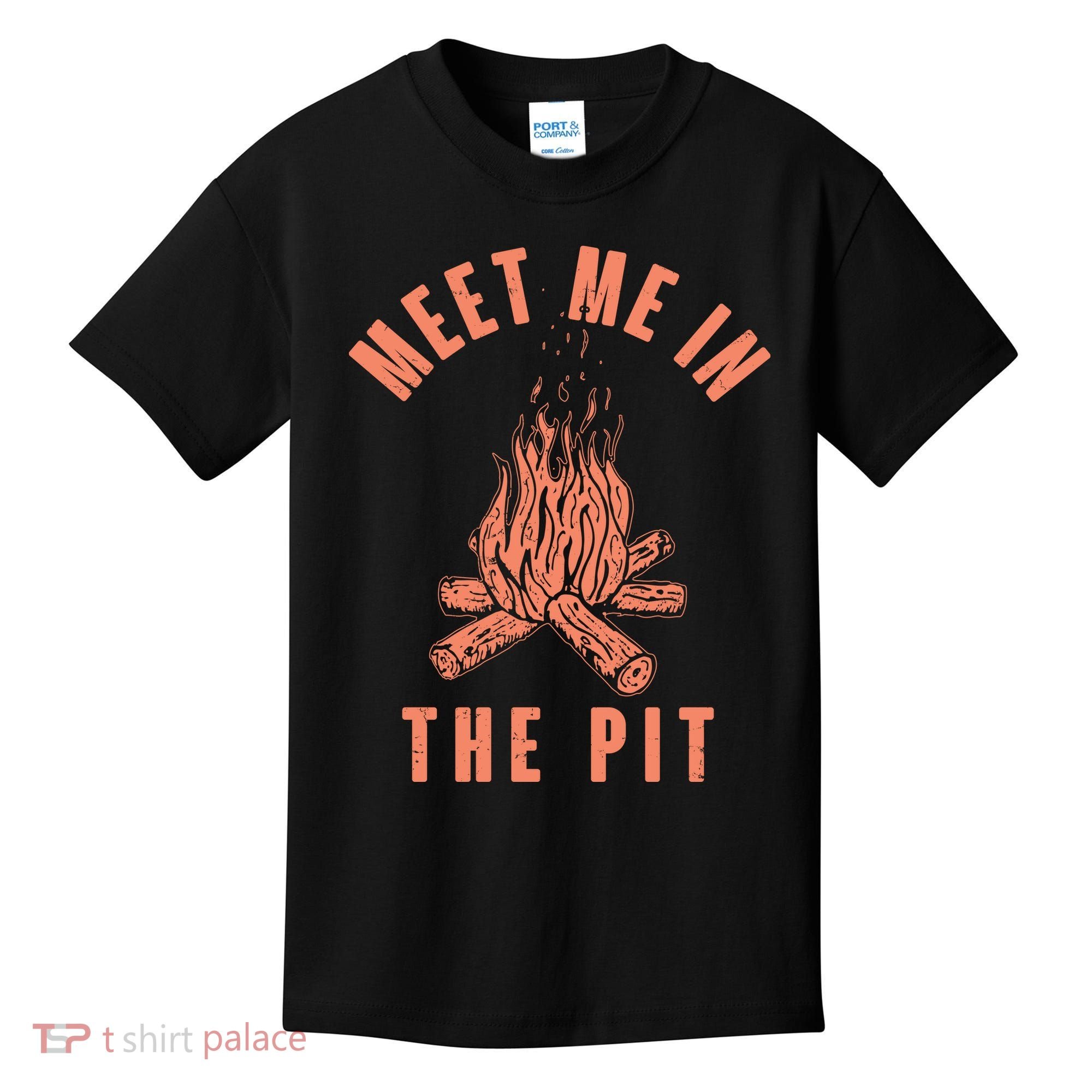 Meet Me In The Pit Campfire Kids T-Shirt