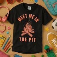 Meet Me In The Pit Campfire Kids T-Shirt thumb 3