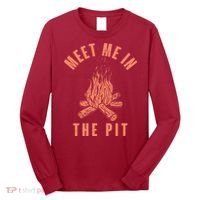 Meet Me In The Pit Campfire Long Sleeve Shirt thumb 0