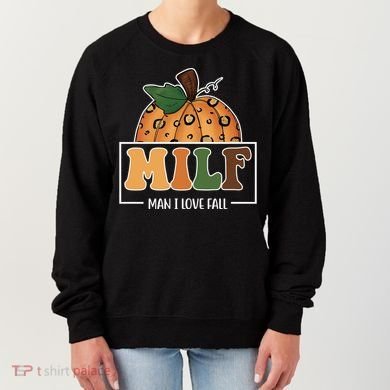 MILF Man I Love Fall Pumpkin Funny Women's Sweatshirt