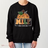 MILF Man I Love Fall Pumpkin Funny Women's Sweatshirt thumb 0