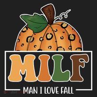 MILF Man I Love Fall Pumpkin Funny Women's Sweatshirt thumb 2
