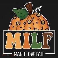 MILF Man I Love Fall Pumpkin Funny Toddler Hoodie thumb 2