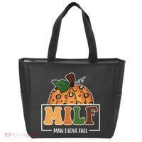 MILF Man I Love Fall Pumpkin Funny Tote Bag thumb 0