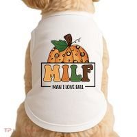 MILF Man I Love Fall Pumpkin Funny Doggie Tank thumb 0