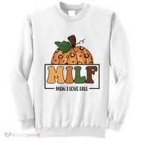 MILF Man I Love Fall Pumpkin Funny Sweatshirt thumb 0