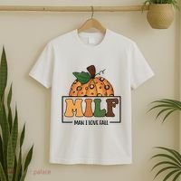MILF Man I Love Fall Pumpkin Funny T-Shirt thumb 2
