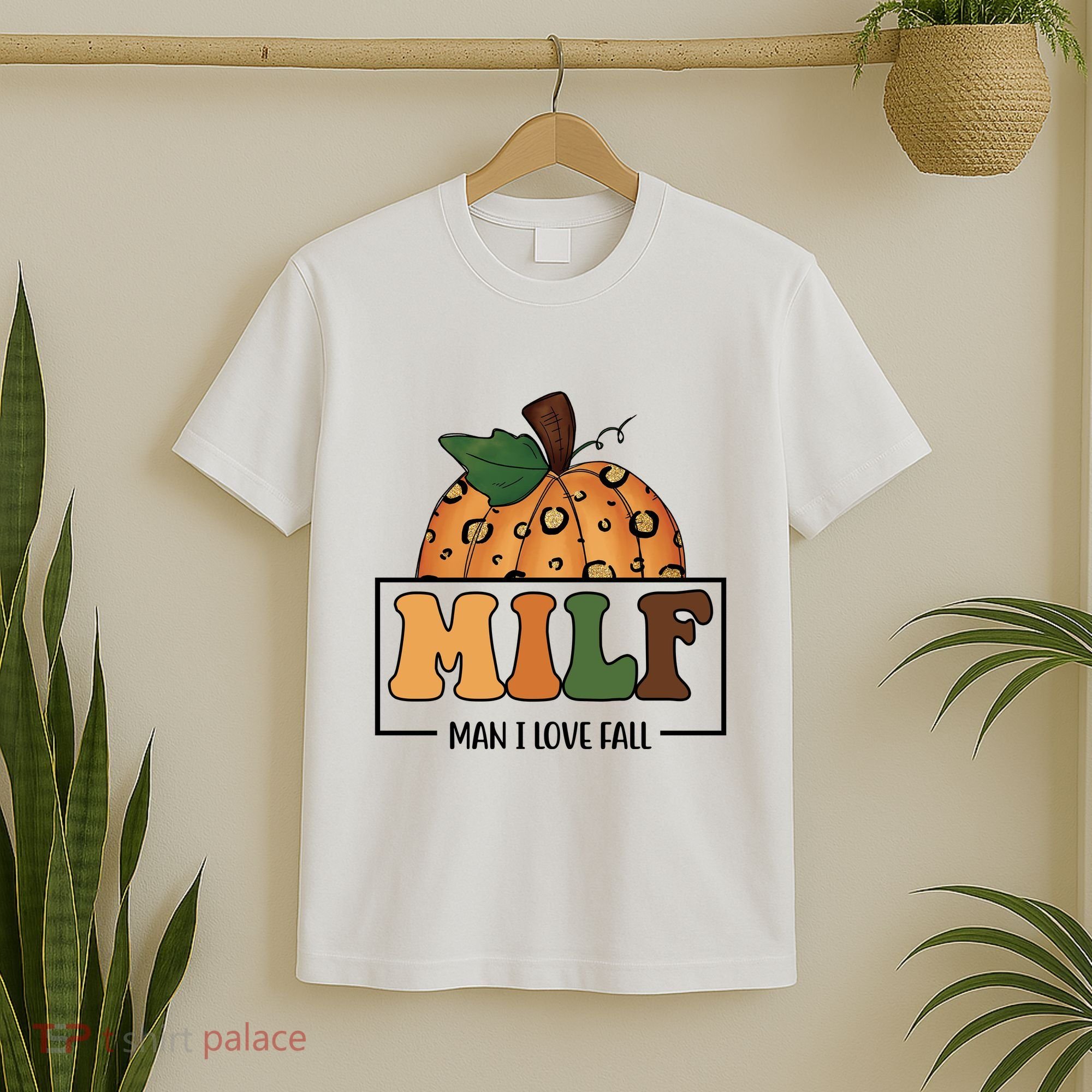 MILF Man I Love Fall Pumpkin Funny T-Shirt