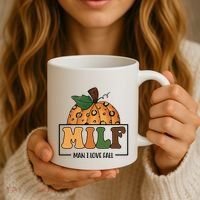 MILF Man I Love Fall Pumpkin Funny Coffee Mug thumb 3