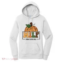 MILF Man I Love Fall Pumpkin Funny Women's Hoodie thumb 0