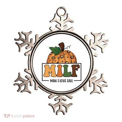 MILF Man I Love Fall Pumpkin Funny Ornament