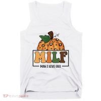 MILF Man I Love Fall Pumpkin Funny Tank Top thumb 0