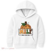 MILF Man I Love Fall Pumpkin Funny Kids Hoodie thumb 0
