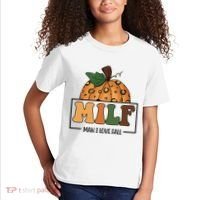 MILF Man I Love Fall Pumpkin Funny Kids T-Shirt thumb 2