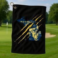 Michigan Golf Towel thumb 1