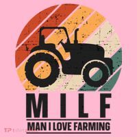 MILF Man I Love Farming Funny Farm Tractor Lover Coaster thumb 2