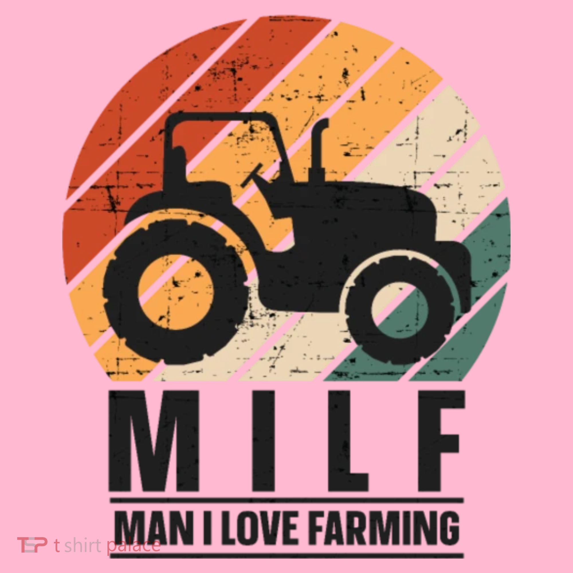 MILF Man I Love Farming Funny Farm Tractor Lover Coaster