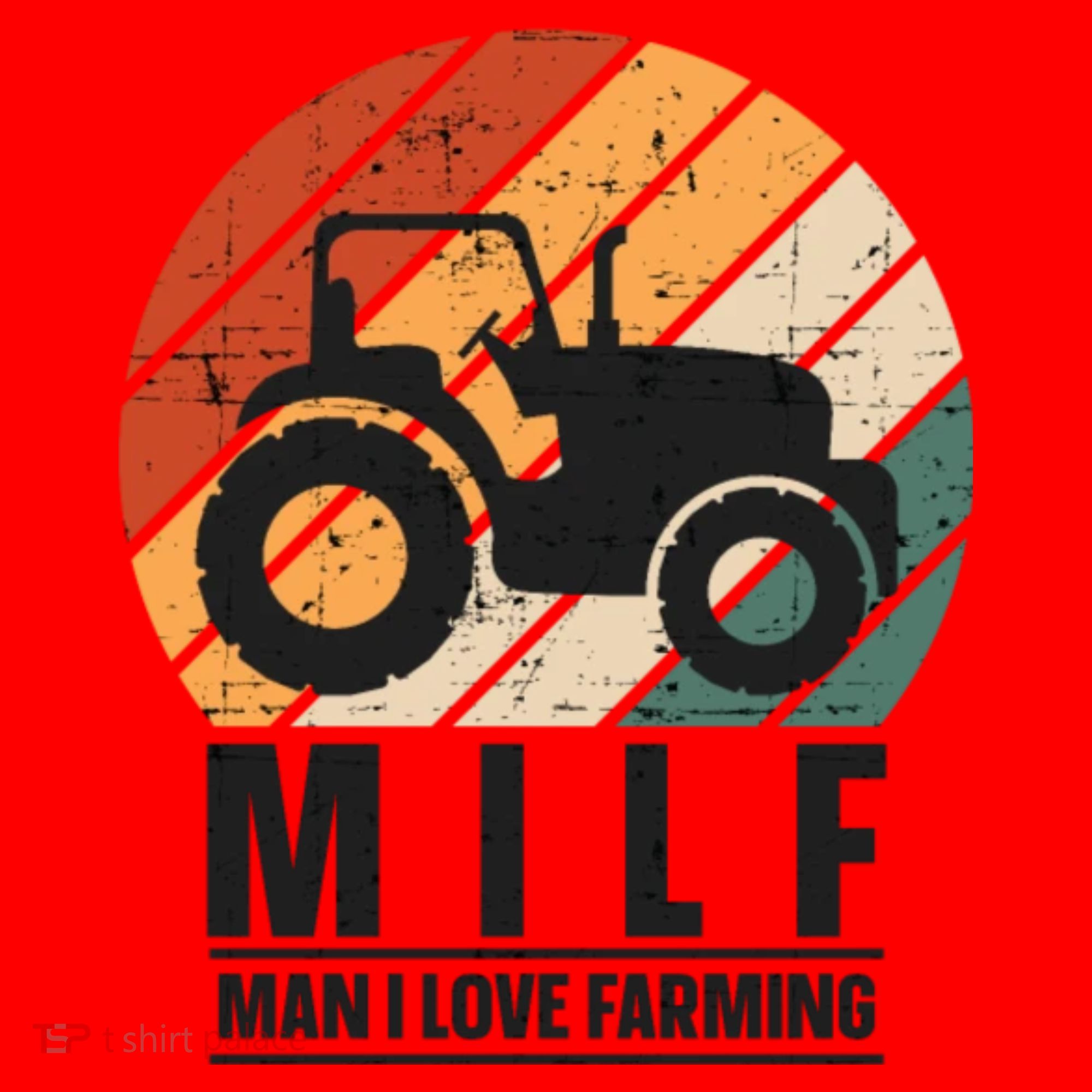 MILF Man I Love Farming Funny Farm Tractor Lover Santa Hat