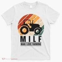 MILF Man I Love Farming Funny Farm Tractor Lover T-Shirt thumb 0