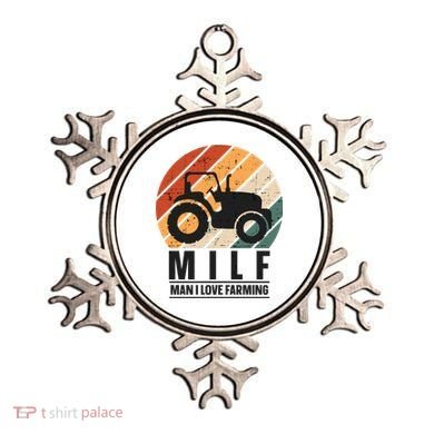 MILF Man I Love Farming Funny Farm Tractor Lover Ornament