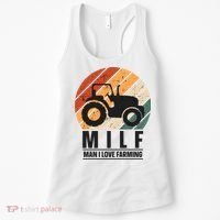 MILF Man I Love Farming Funny Farm Tractor Lover Women's Tank Top thumb 0