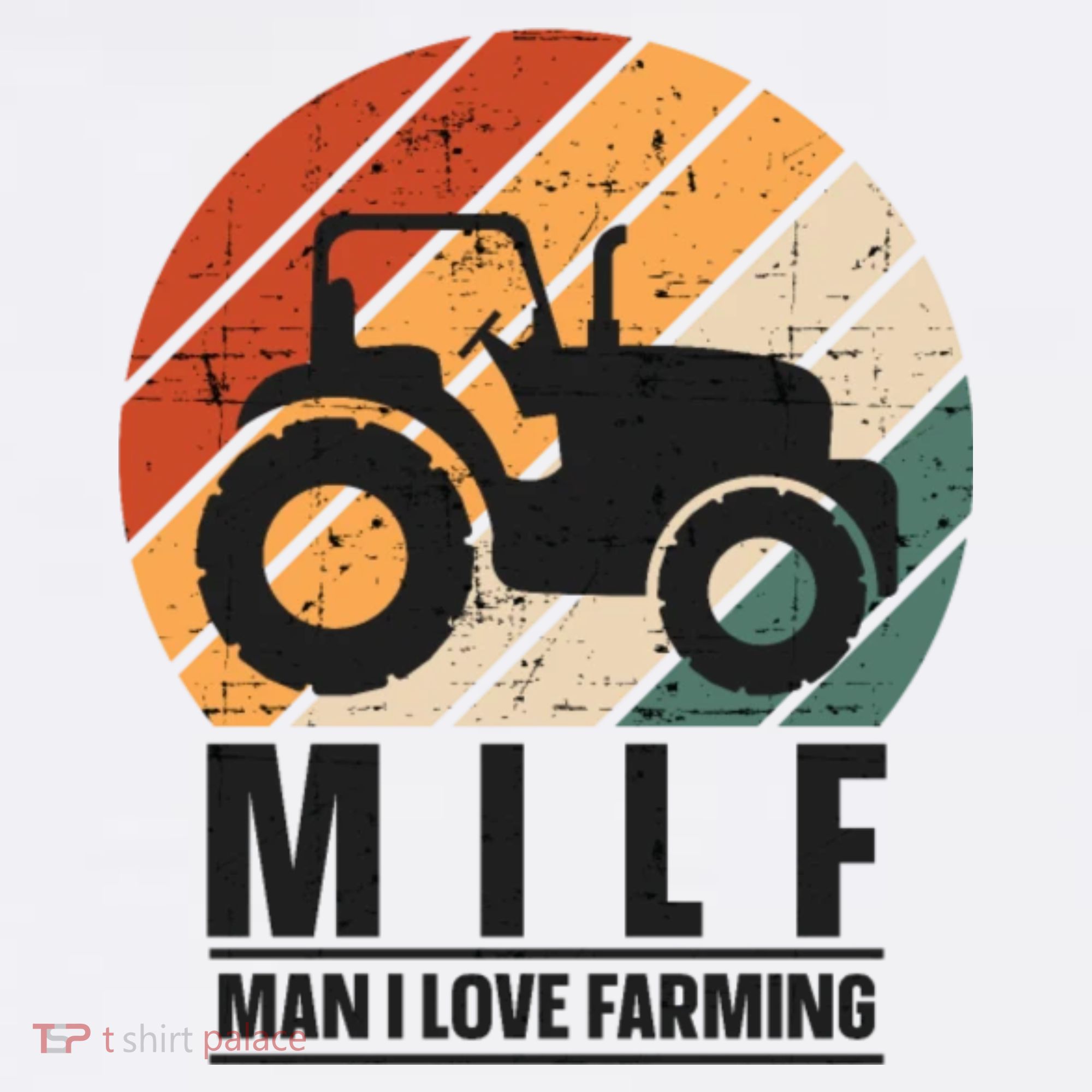 MILF Man I Love Farming Funny Farm Tractor Lover Women's Tank Top