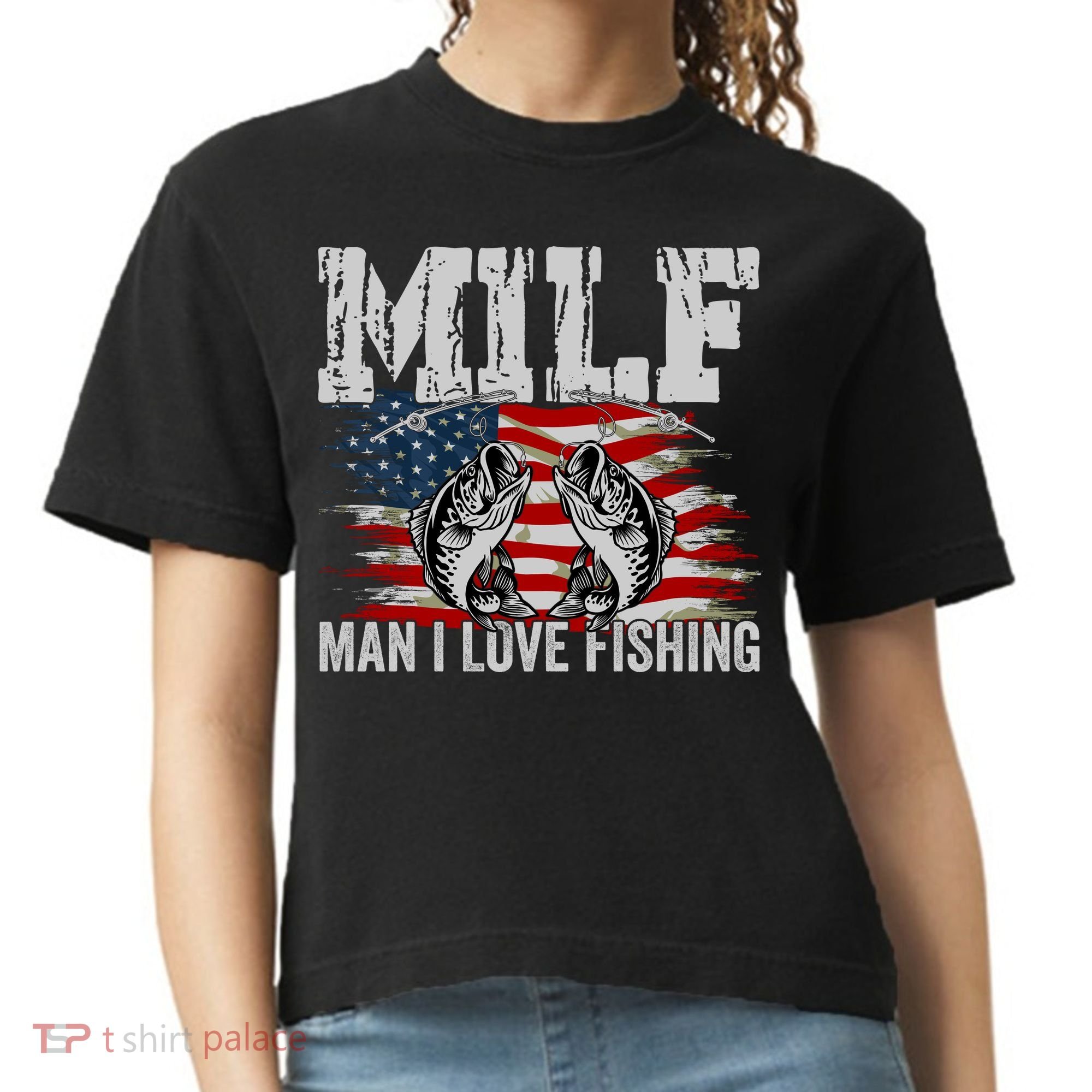 MILF Man I Love Fishing Comfort Colors Boxy T-Shirt